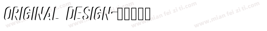 Original design字体转换